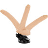 Basecock - Vibrateur Articulable Télécommande Naturel 18.5 Cm -O- 4 Cm